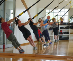 trx with norm church at international sportscience institute dr leroy perry athletic gym